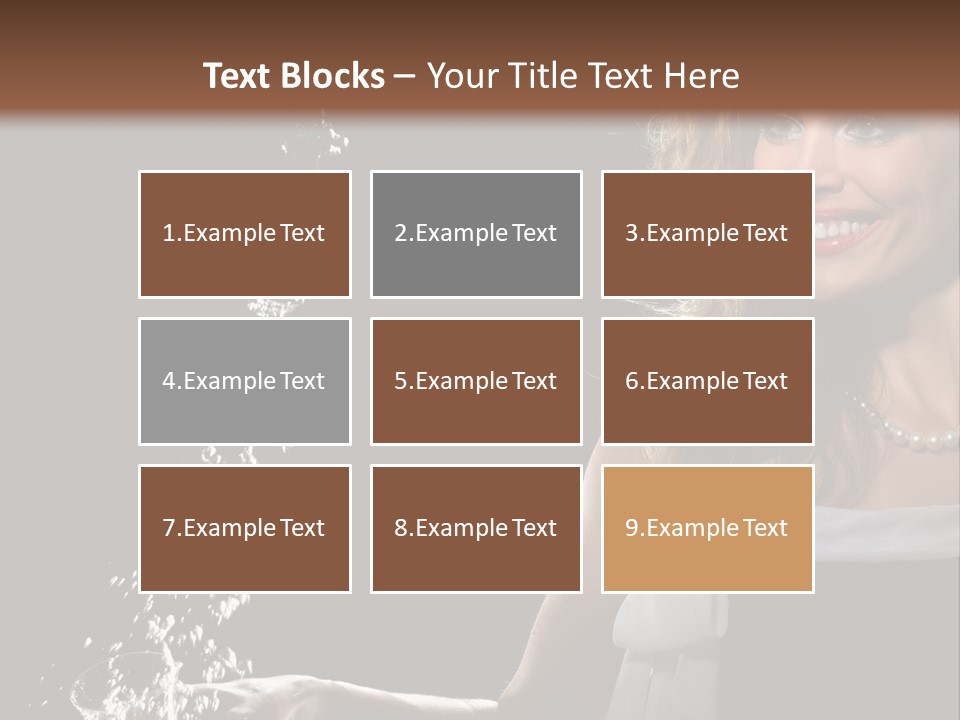 Stream Attractive Black PowerPoint Template