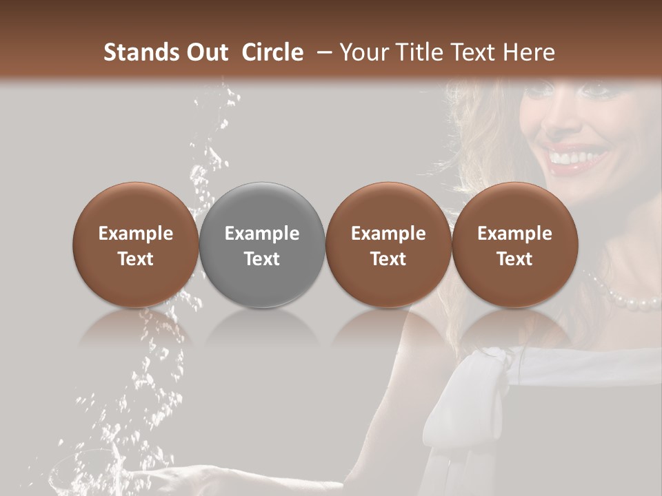 Stream Attractive Black PowerPoint Template
