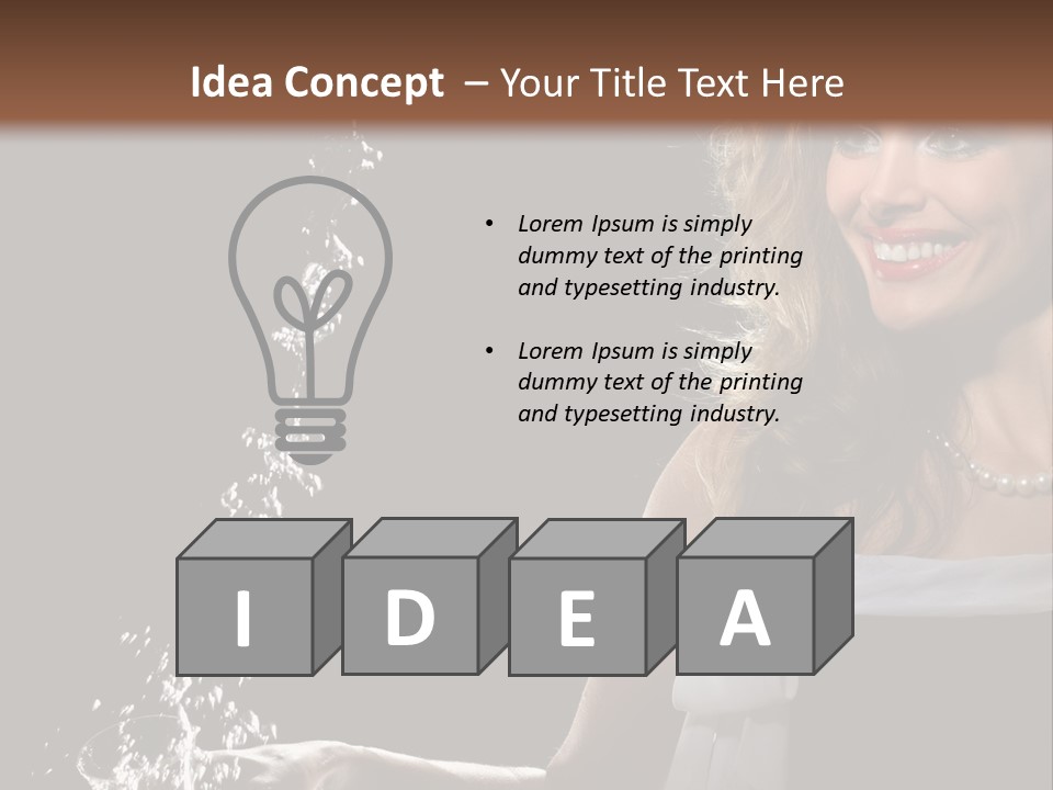 Stream Attractive Black PowerPoint Template