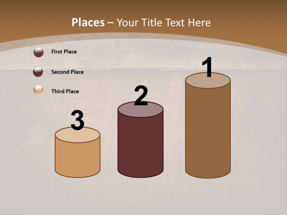 Weathered Desk Backdrop PowerPoint Template