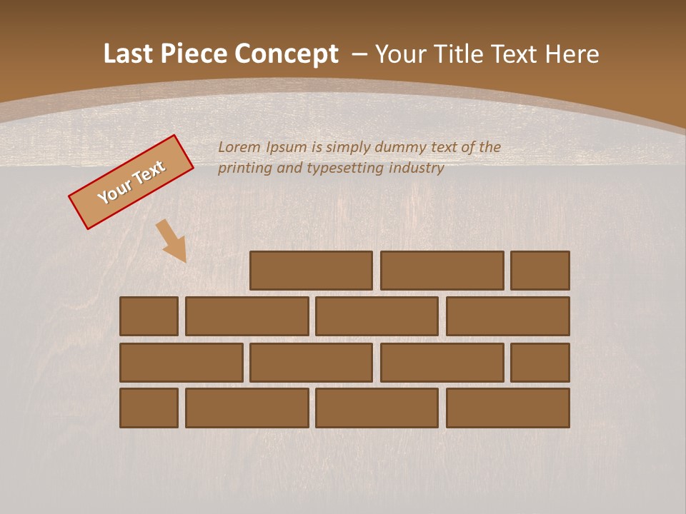 Weathered Desk Backdrop PowerPoint Template