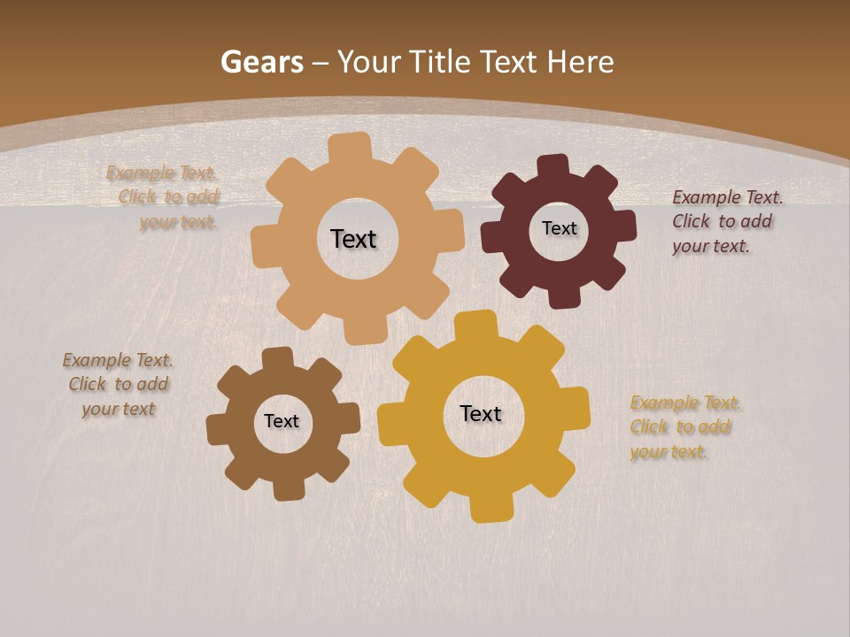 Weathered Desk Backdrop PowerPoint Template