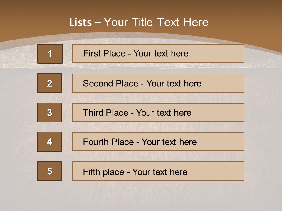 Weathered Desk Backdrop PowerPoint Template