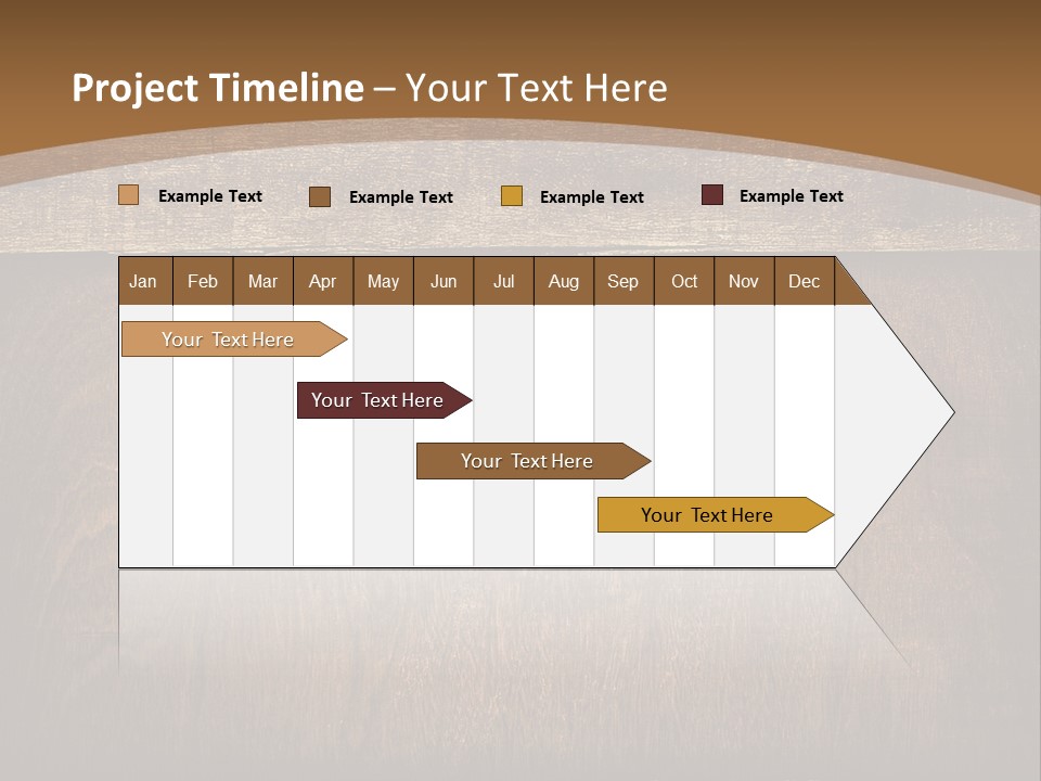 Weathered Desk Backdrop PowerPoint Template