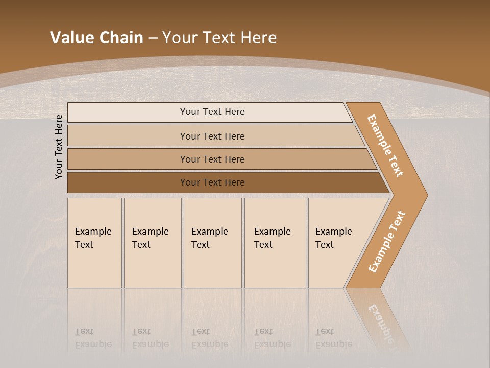 Weathered Desk Backdrop PowerPoint Template