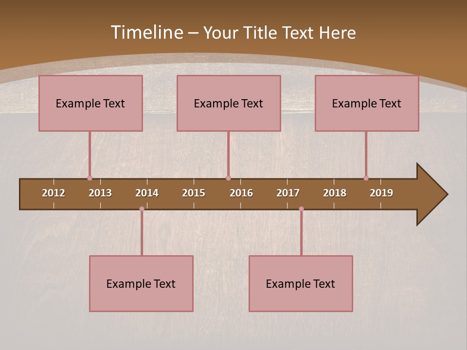 Weathered Desk Backdrop PowerPoint Template