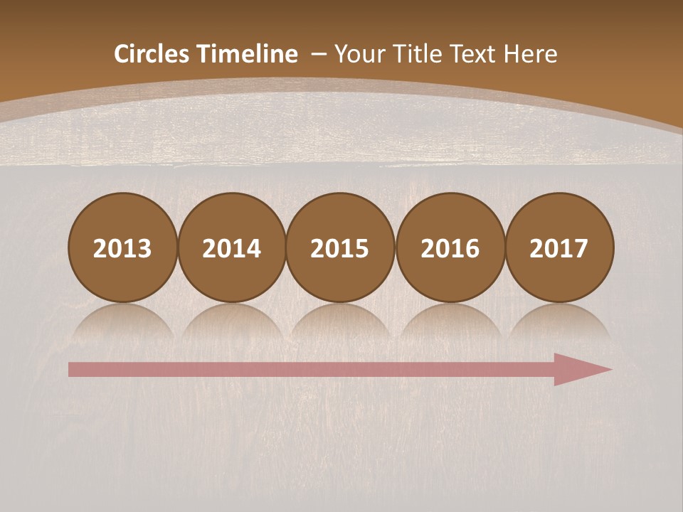 Weathered Desk Backdrop PowerPoint Template