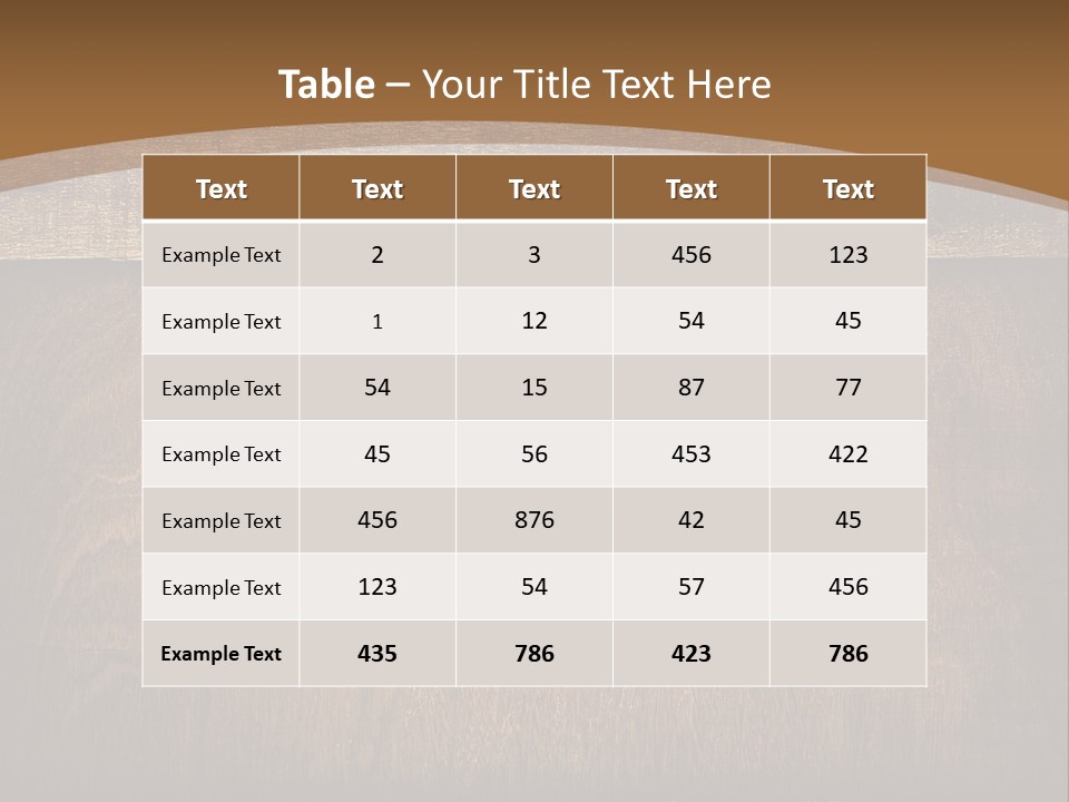 Weathered Desk Backdrop PowerPoint Template