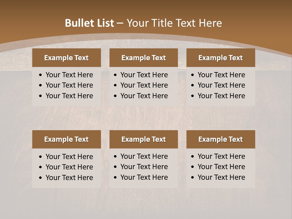 Weathered Desk Backdrop PowerPoint Template