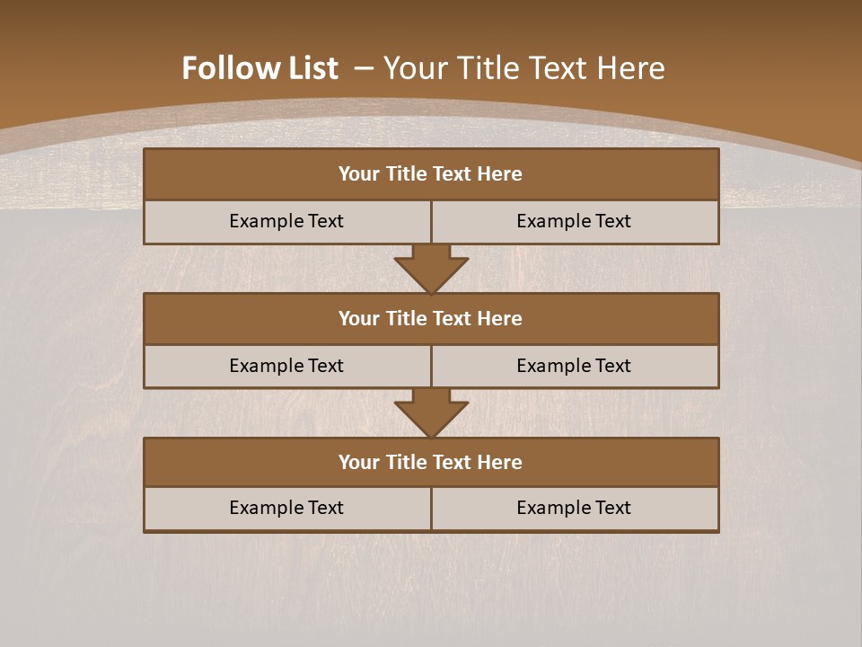 Weathered Desk Backdrop PowerPoint Template