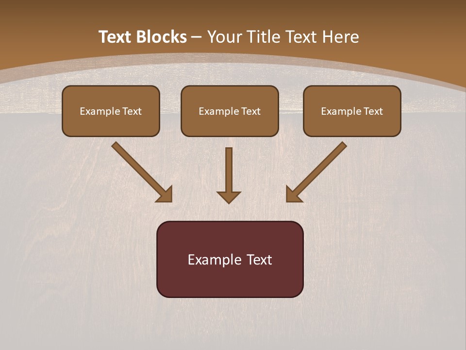 Weathered Desk Backdrop PowerPoint Template