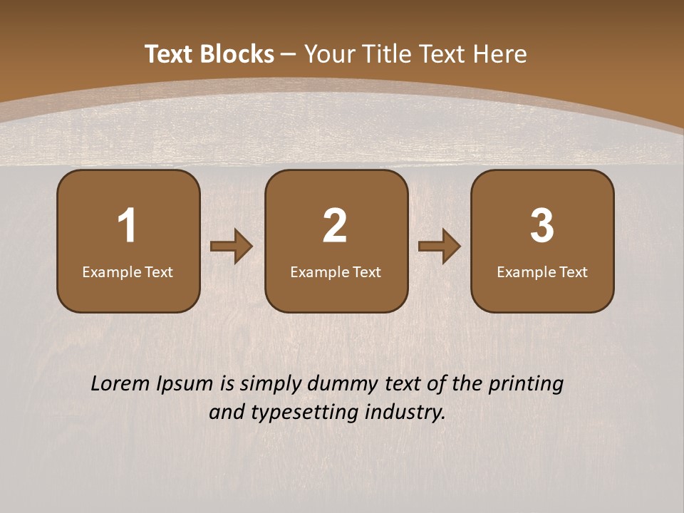 Weathered Desk Backdrop PowerPoint Template
