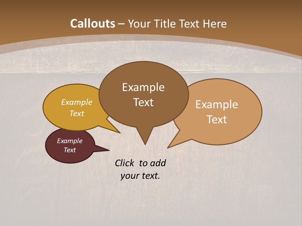 Weathered Desk Backdrop PowerPoint Template