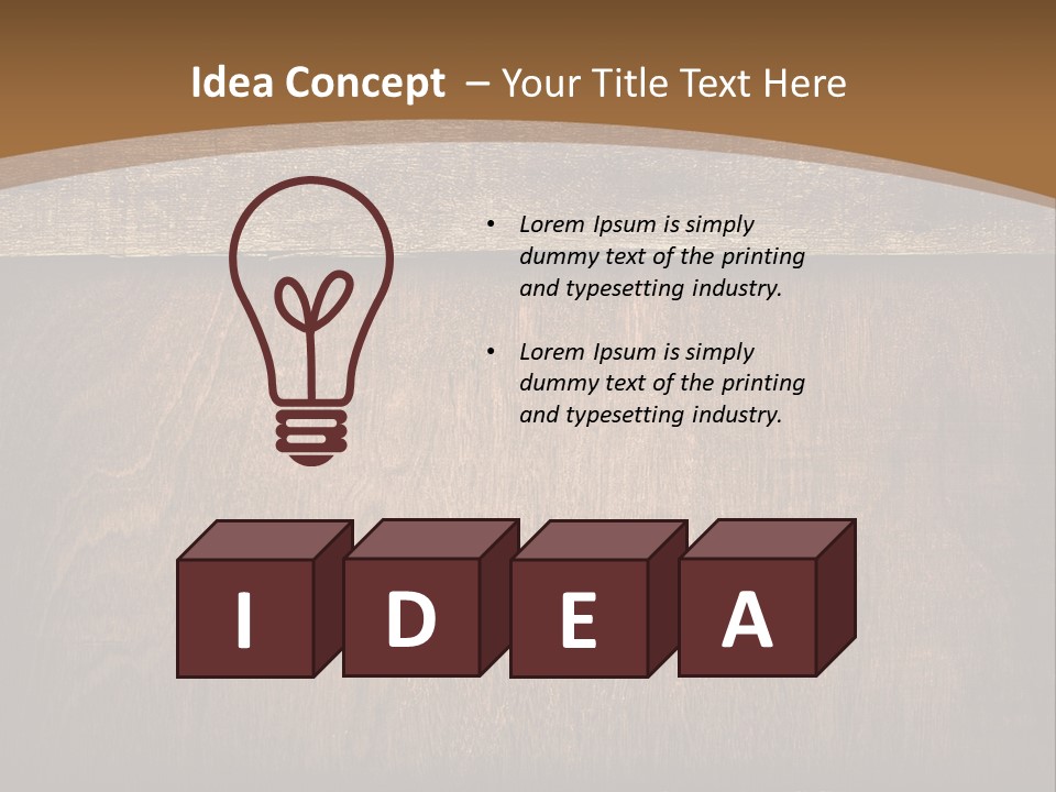 Weathered Desk Backdrop PowerPoint Template