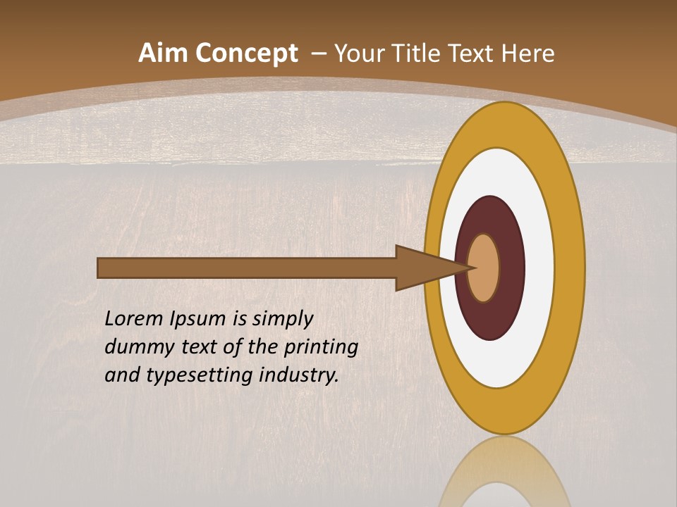 Weathered Desk Backdrop PowerPoint Template