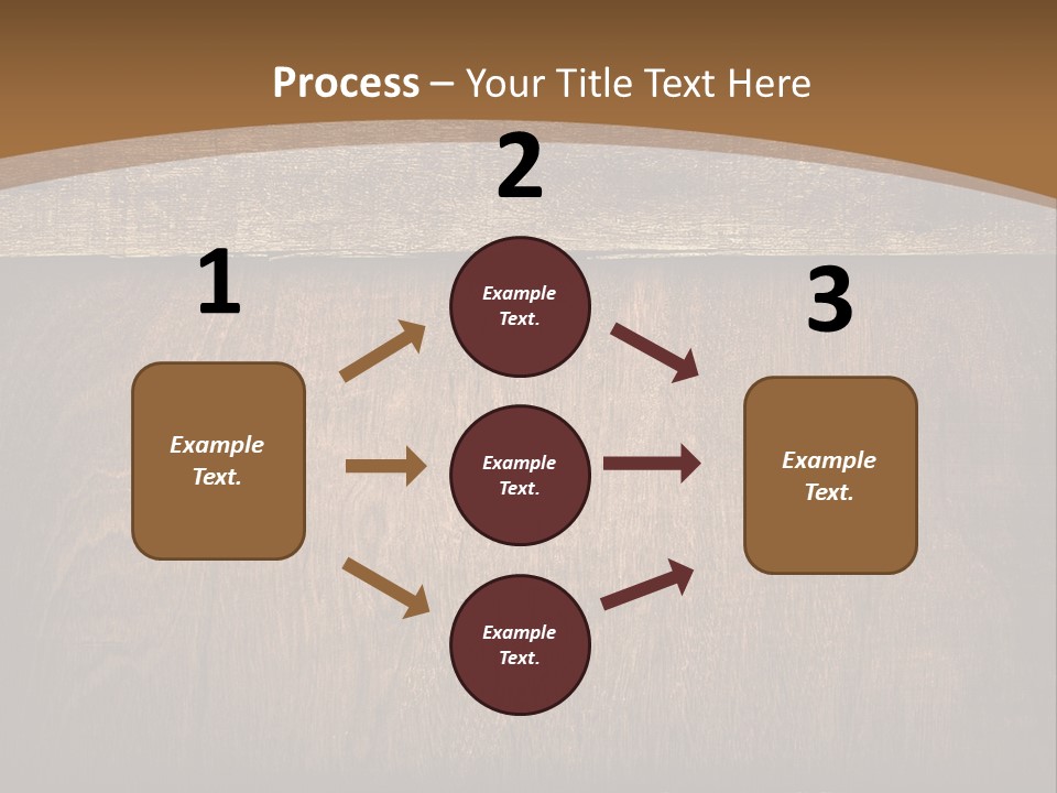 Weathered Desk Backdrop PowerPoint Template