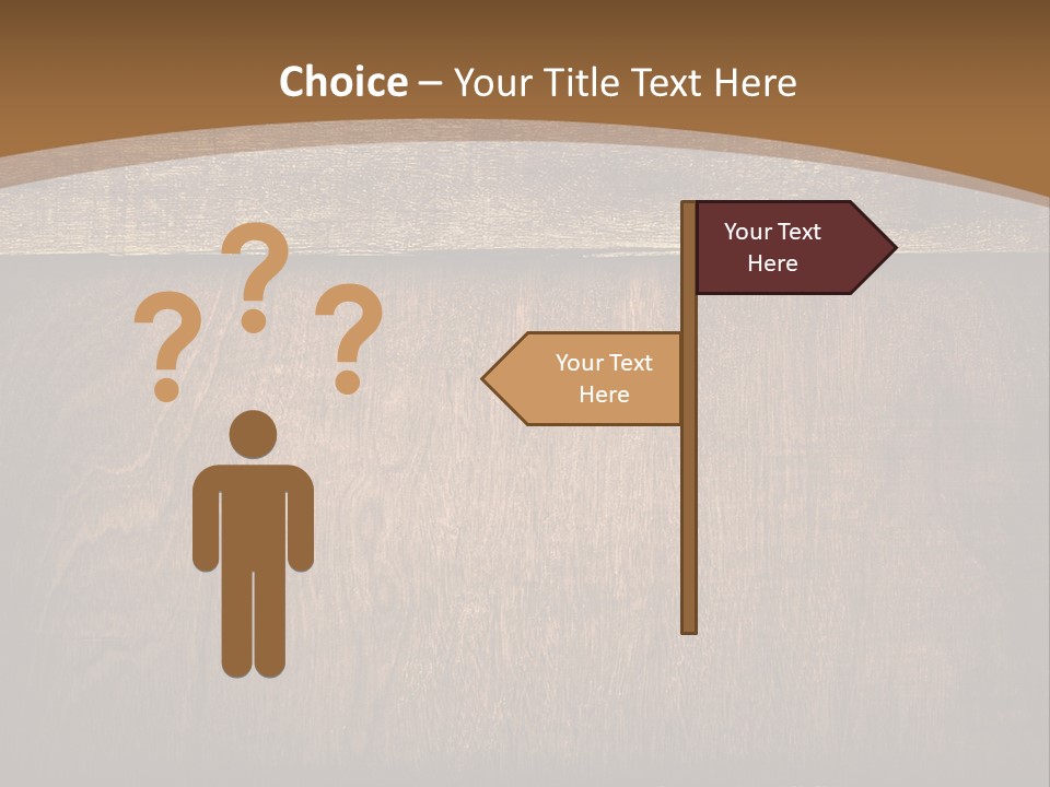 Weathered Desk Backdrop PowerPoint Template