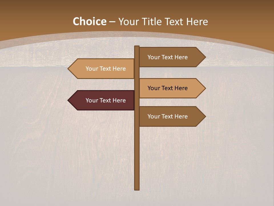 Weathered Desk Backdrop PowerPoint Template
