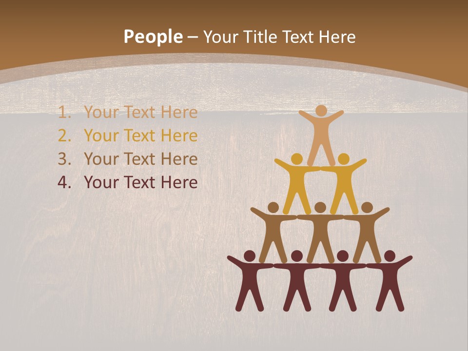 Weathered Desk Backdrop PowerPoint Template