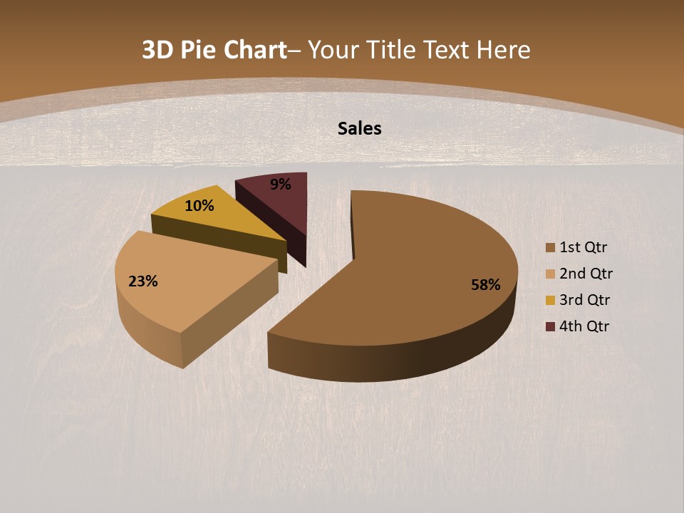 Weathered Desk Backdrop PowerPoint Template