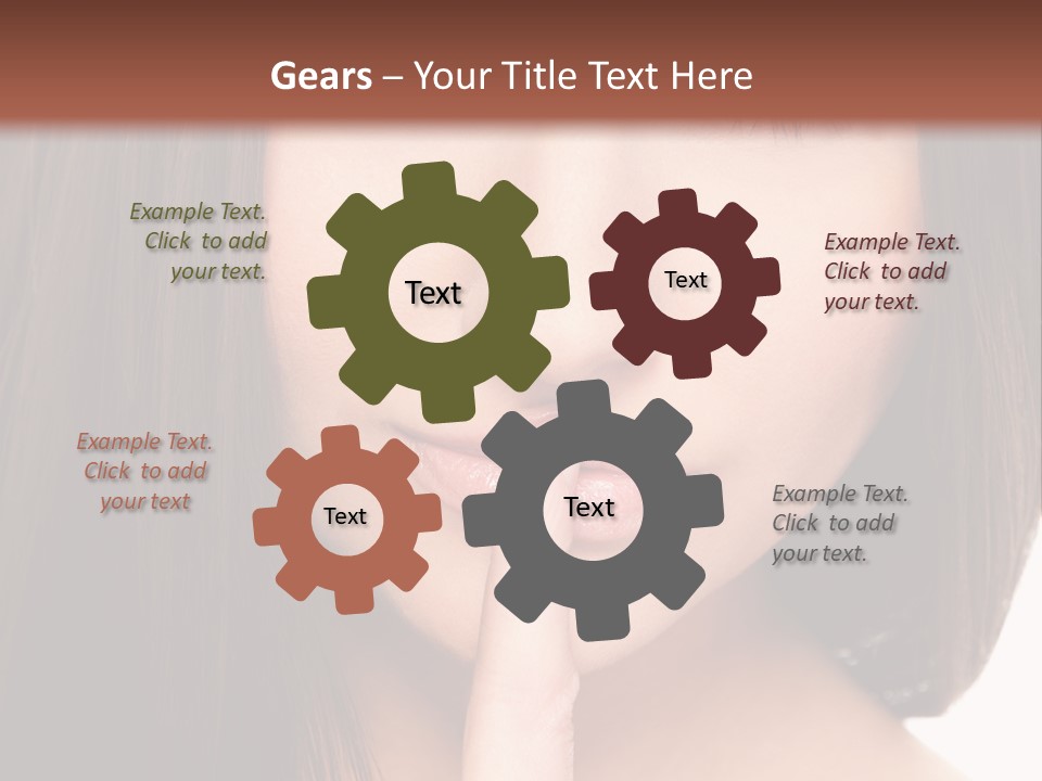 Attractive Skin Young PowerPoint Template