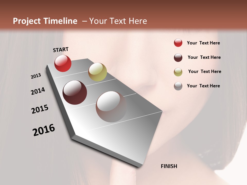 Attractive Skin Young PowerPoint Template