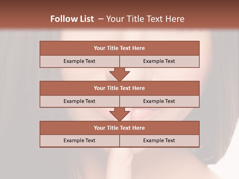 Attractive Skin Young PowerPoint Template