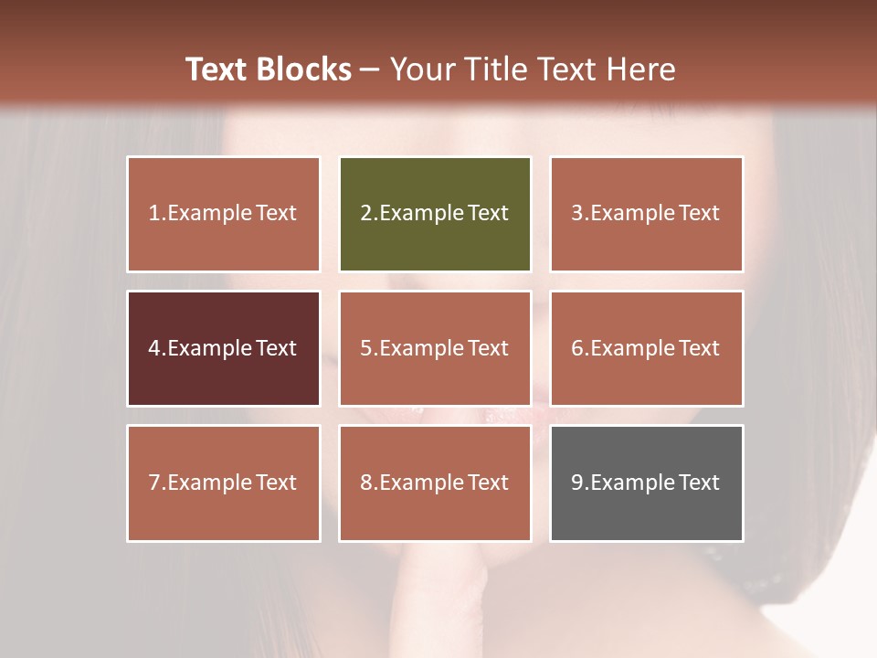 Attractive Skin Young PowerPoint Template