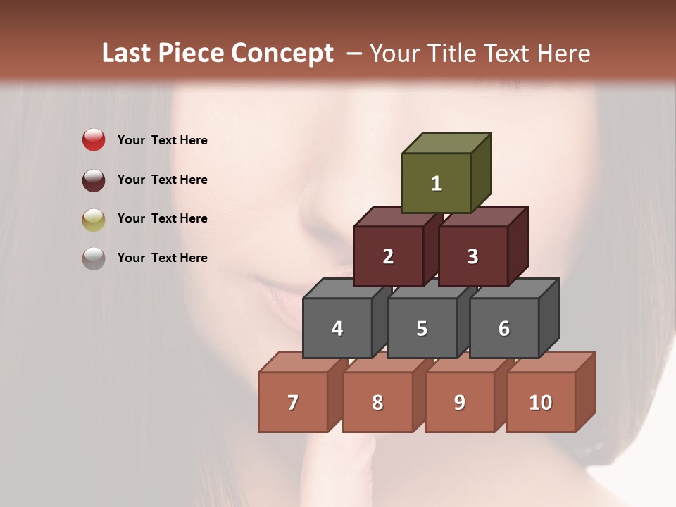 Attractive Skin Young PowerPoint Template