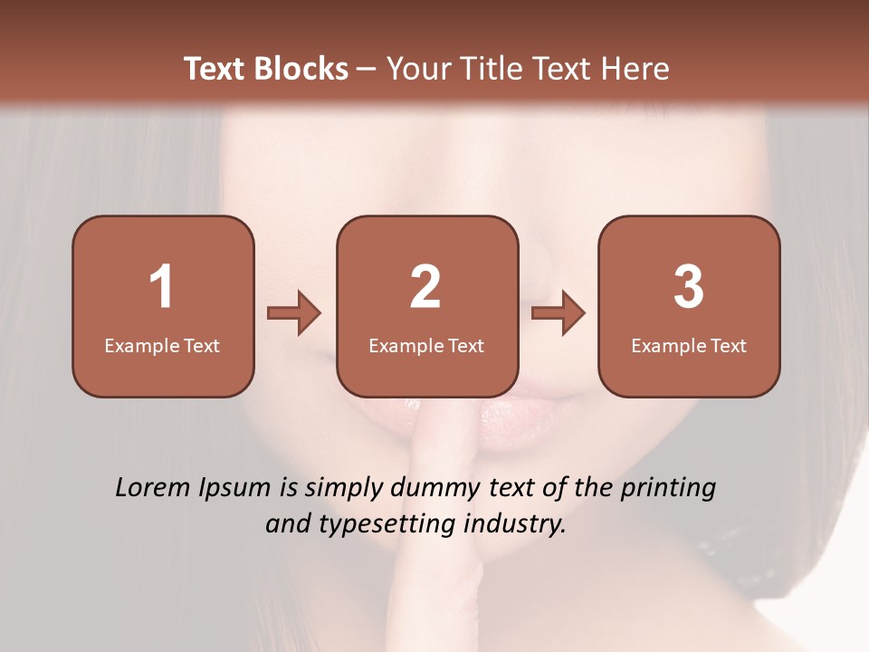 Attractive Skin Young PowerPoint Template