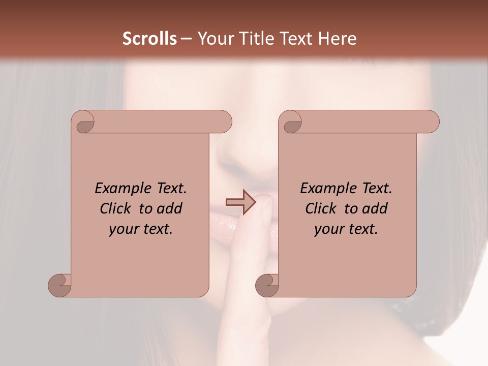 Attractive Skin Young PowerPoint Template