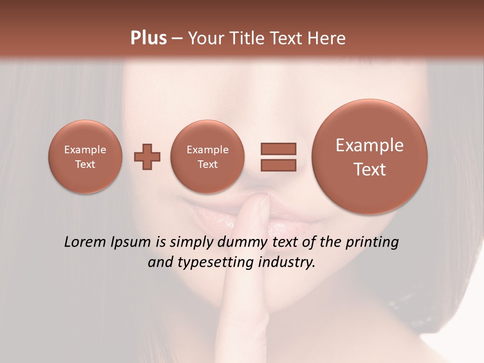 Attractive Skin Young PowerPoint Template