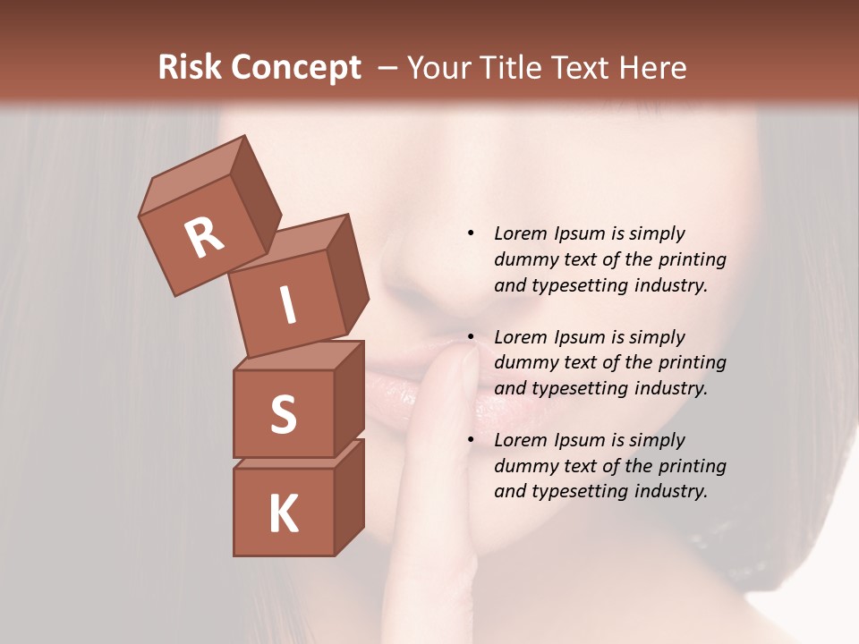 Attractive Skin Young PowerPoint Template