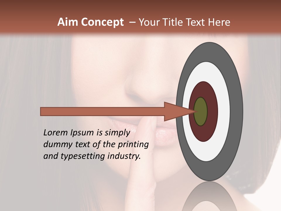 Attractive Skin Young PowerPoint Template