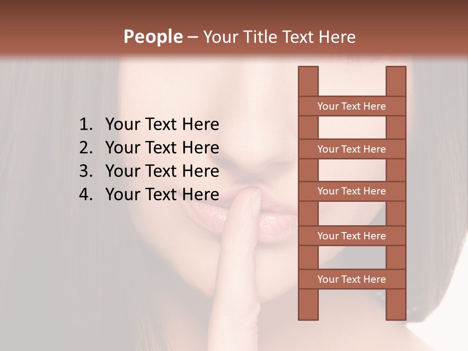 Attractive Skin Young PowerPoint Template