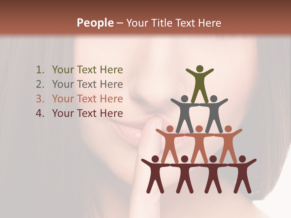 Attractive Skin Young PowerPoint Template