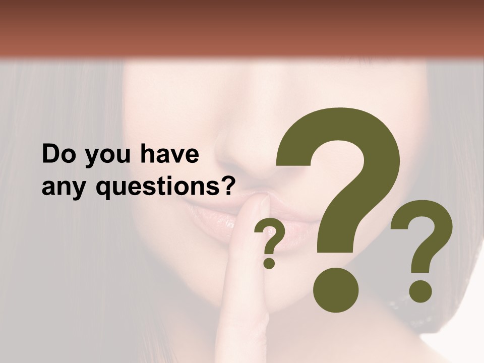 Attractive Skin Young PowerPoint Template