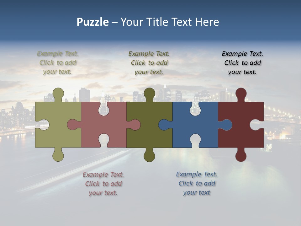 Brooklyn Bridge PowerPoint Template