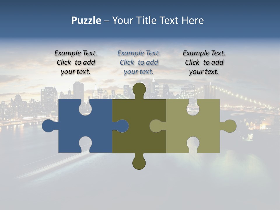 Brooklyn Bridge PowerPoint Template