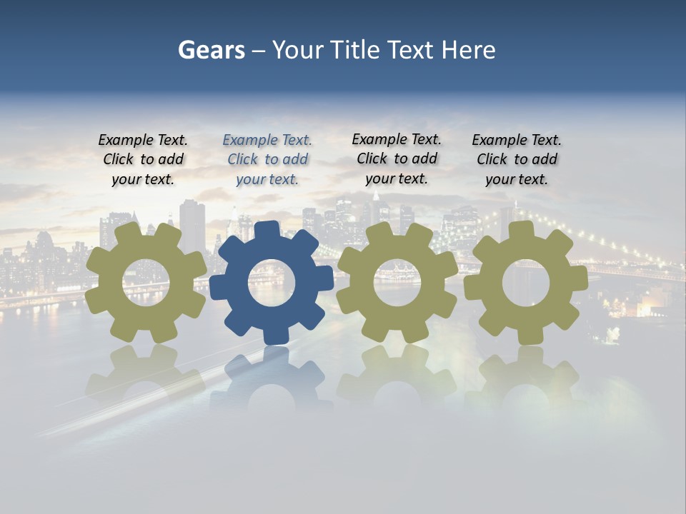 Brooklyn Bridge PowerPoint Template