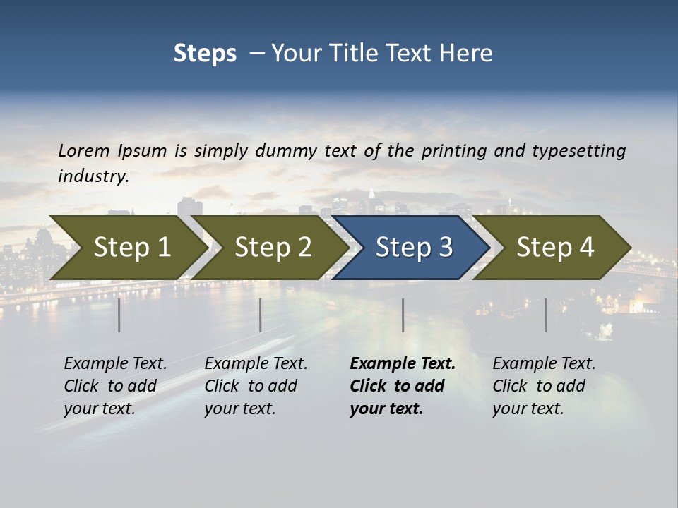 Brooklyn Bridge PowerPoint Template