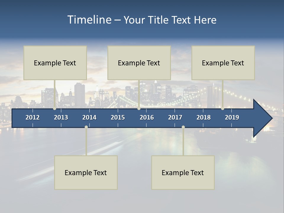 Brooklyn Bridge PowerPoint Template