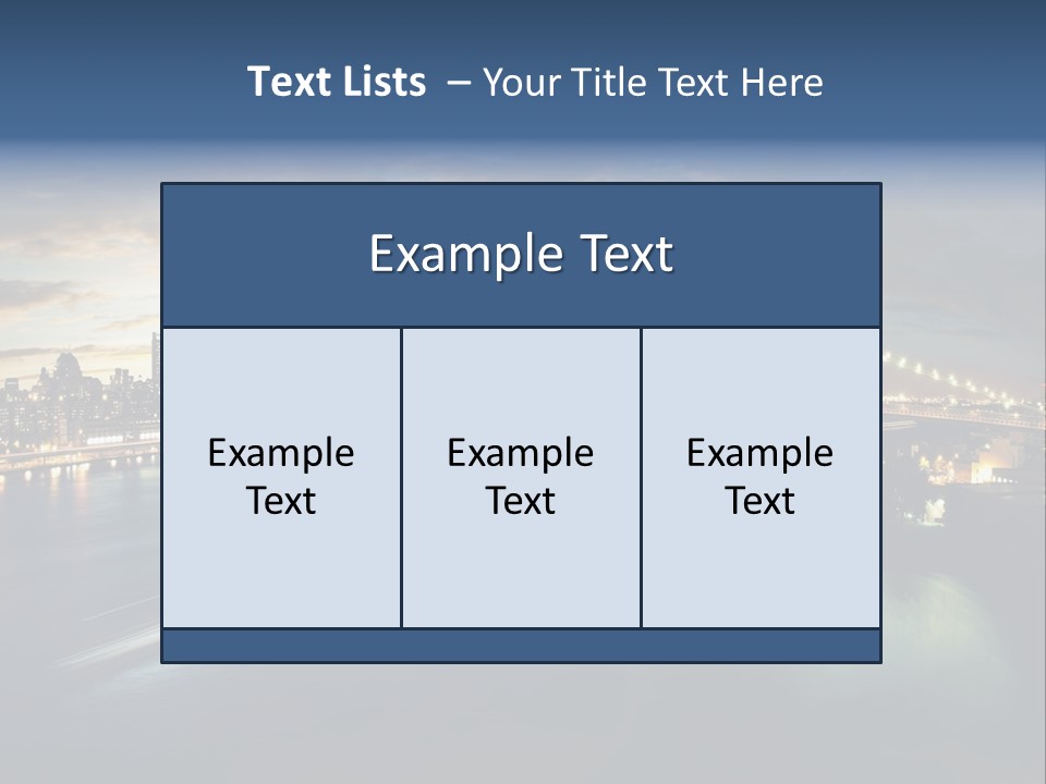 Brooklyn Bridge PowerPoint Template