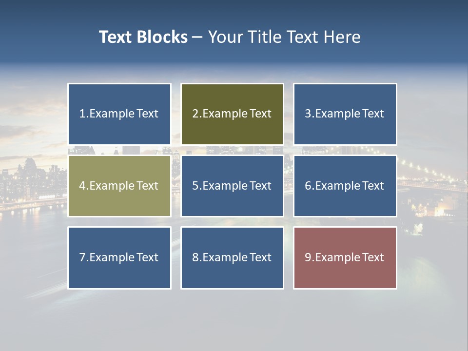 Brooklyn Bridge PowerPoint Template