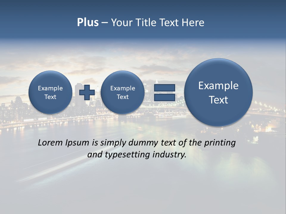 Brooklyn Bridge PowerPoint Template