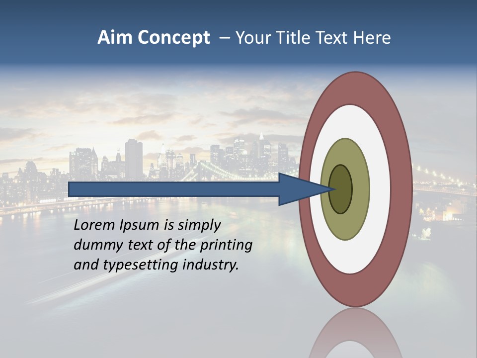 Brooklyn Bridge PowerPoint Template