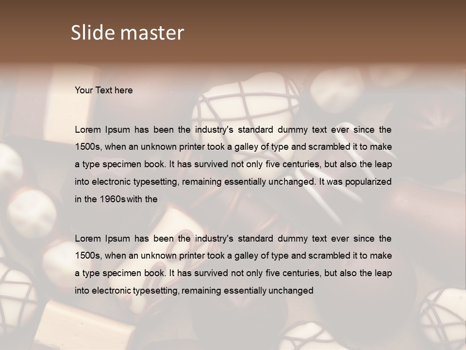 Chocolate Candy PowerPoint Template