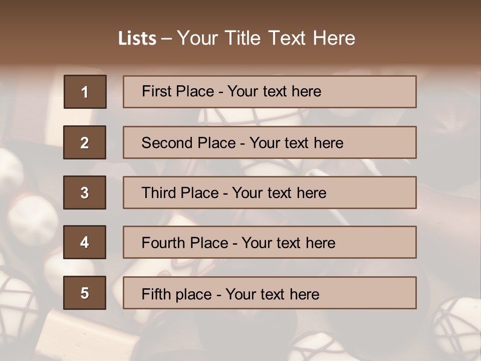 Chocolate Candy PowerPoint Template