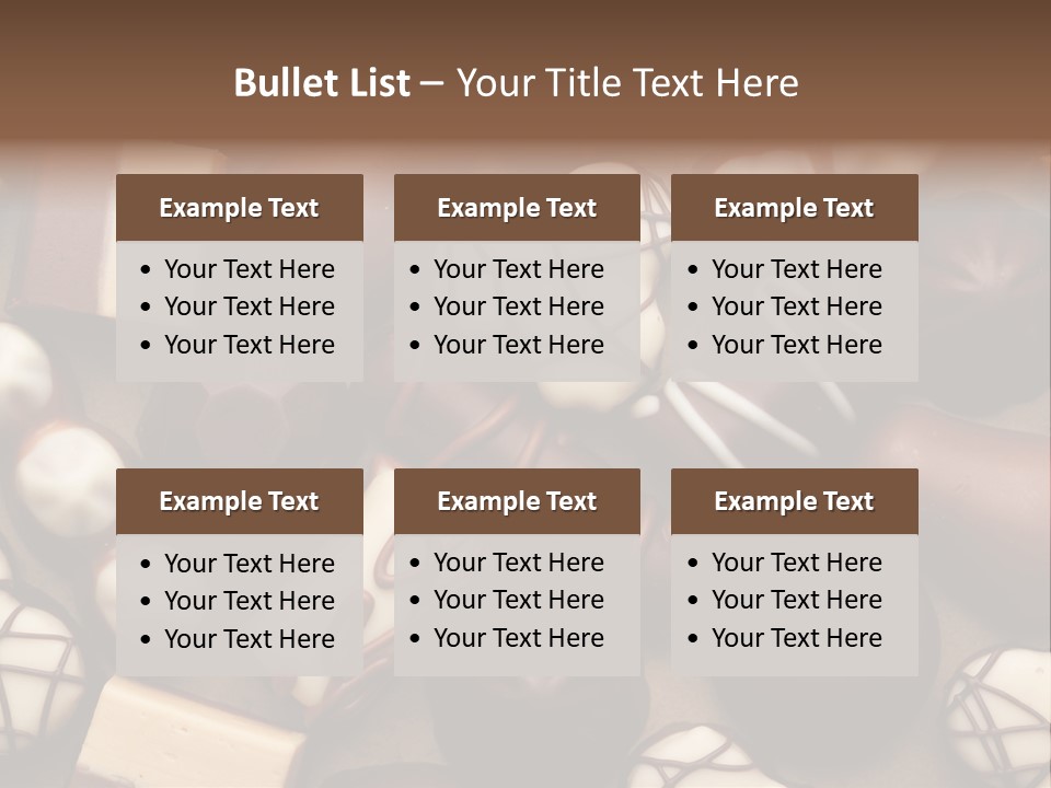 Chocolate Candy PowerPoint Template