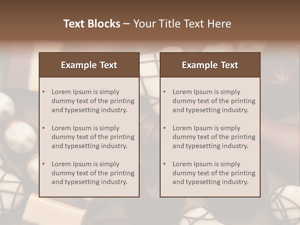 Chocolate Candy PowerPoint Template